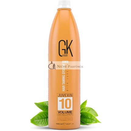GK HAIR Global Keratin Hair Creme 10 Volume Developer 33.8 Fl Oz for Hair Coloring Bleach - High-Performance Long Lasting Semi-Permanent Hair Color Toner Dye