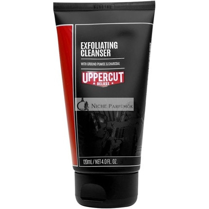 Uppercut Deluxe Exfoliating Cleanser with Ground Pumice and Charcoal 240ml