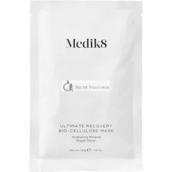   Medik8 Ultimate Recovery Bio Cellulose Mask Hydrating Mineral Sheet Mask 6 Sachets 30g