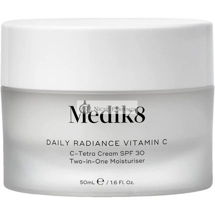 Medik8 Daily Radiance Vitamin C C-Tetra Cream SPF 30 Two-in-One Moisturiser 50ml