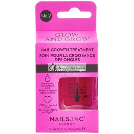 Nails INC Glow and Grow Nail Growth Treatment 14ml