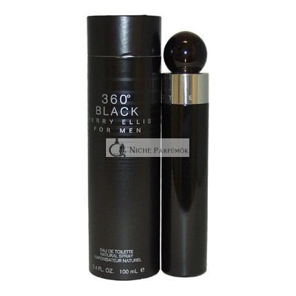 Perry Ellis 360 Black Men's Eau de Toilette 3.4oz