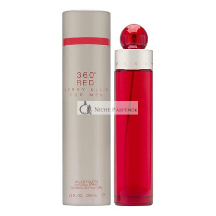 Perry Ellis 360 Red for Men Eau De Toilette Spray Cologne Fragrance 200ml 6.8oz