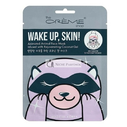 The Crème Shop Wake Up, Skin! Raccoon Face Mask 25g
