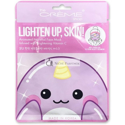 The Crème Shop Lighten Up, Skin! Narwhal Face Mask - Anti-Spot