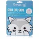 Chill Out, Skin! Animated Arctic Fox Face Mask Hydrating and Cooling Glacial Water