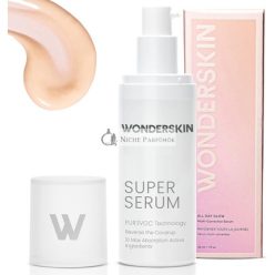   Wonderskin Super Serum All Day Glow Multi-Corrective Serum Skin Care Facial Moisturizer Vitamin C Face Serum with Hyaluronic Acid Anti Aging Facial Serum Purevoc Range