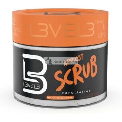   L3VEL3 Apricot Scrub Gently Exfoliates Deep Cleans Pores Removes Impurities and Build Up Instantly Brightens Complexion Suitable for all Skin Rejuvenates Skin Easy to Apply 500ml