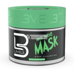   Level 3 Mud Facial Scrub Reduces Acne Gentle and Effective Exfoliation Reduces Clogged Pores