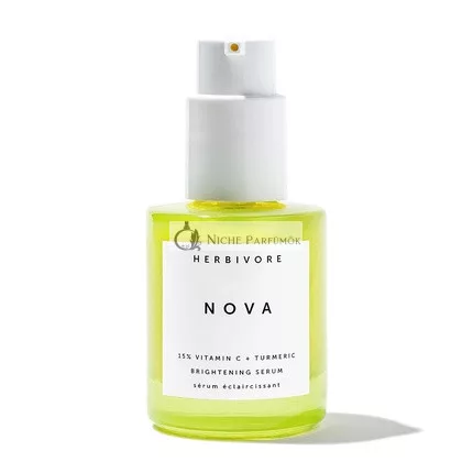 HERBIVORE Brightening Skincare Vitamin C + Turmeric Nova Face Serum 30mL 1oz