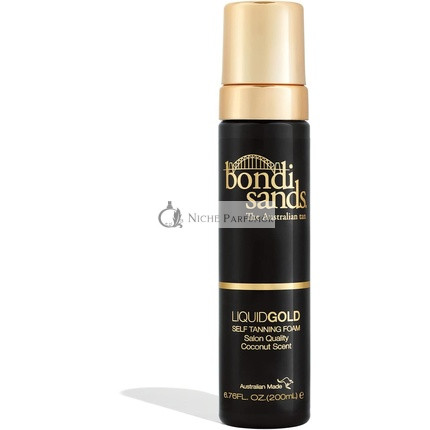 Bondi Sands Liquid Gold Self-Tanning Foam Lightweight Fast-Drying Formula 200mL/7.04 Oz