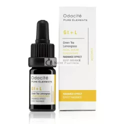   Odacité Brightening Serum Concentrate with Green Tea and Lemongrass for Radiant Skin 0.17 fl. oz