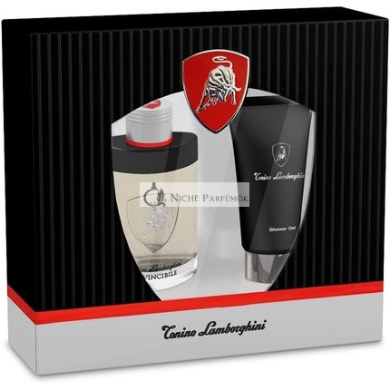 Lamborghini Invincibile 2 Piece Gift Set Eau De Toilette 40ml and Shower Gel 100ml