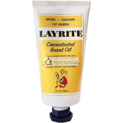 Layrite Concentrated Beard Oil 59ml Soothing Conditioning Fast Absorbing