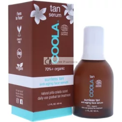   COOLA Organic Sunless Tanner Serum Self Tan Face Serum for Anti-Aging and Skincare 1.7 Fl Oz Pina Colada