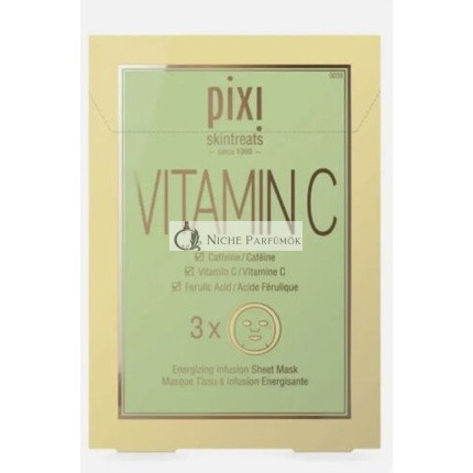 Pixi Vitamin C Sheet Face Mask Serum Energizing Moisturizing