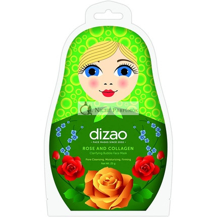 Rose and Collagen Clarifying Bubble Facial Mask 25g