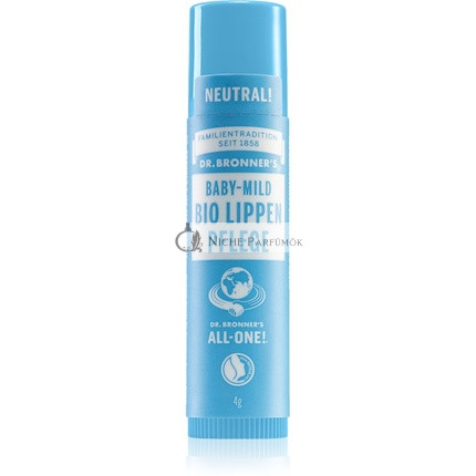 Dr. Bronner's Baby-Mild Lip Balm - Unscented, 4 g