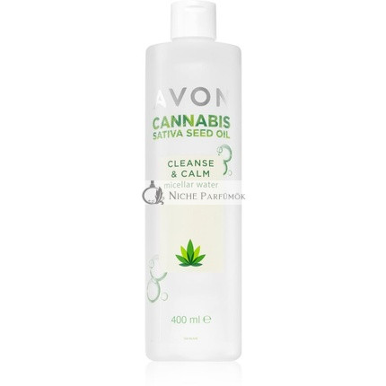 Avon Cannabis Sativa Oil Cleanse & Calm Micellar Water - 400 ml