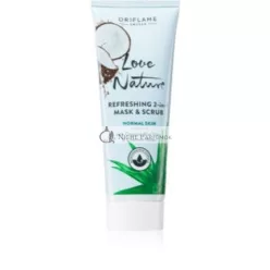   Oriflame Love Nature Aloe Vera Coconut Water 75 Ml - Refreshing Exfoliant And Mask