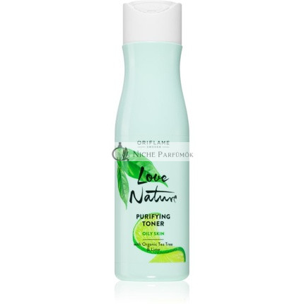 Oriflame Love Nature Organic Tea Tree & Lime Face Cleansing Lotion for Oily Skin - 150 ml