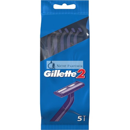 Gillette 2 Men's Disposable Razor 5 Units