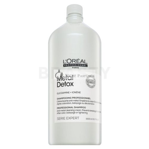L'Oréal Professionnel Série Expert Metal Detox Professional Shampoo Anti-metal Cleansing Cream for Shine and Protection of Colored Hair 1500 ml