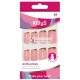 Artificial Nails Square Golden Way 24 Pieces KillyS