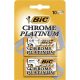 BIC Chrome Platinum Double Edge Safety Razor Disposable Single Blades Stainless Steel 10 Count