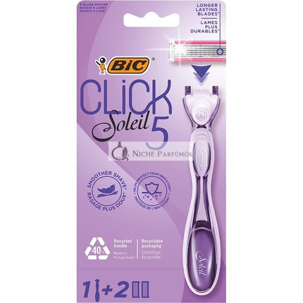 Bic System Women's Razor Click Soleil 1 Razor + 2 Blades