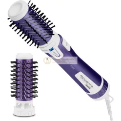   Rowenta CF9530 Brush Activ Volume & Shine Rotating Hot Air Brush with Ceramic Coating 3 Speeds and Cold Setting Violet 1000W Ion