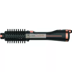   Rowenta CF9620 Ultimate Experience Hot Air Brush 750W with 3 Brush Attachments and 3 Protective Caps Style Assist Mode Black/Rose Gold