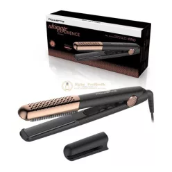  Rowenta Professional Hair Straightener Ceramic Coating Smooth and Curly Ultimate Experience Black/Copper SF8230F0