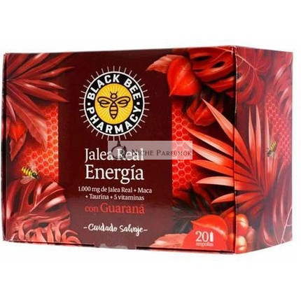 Black Bee Energia Jalea Real Con Guarana 20 Ampollas