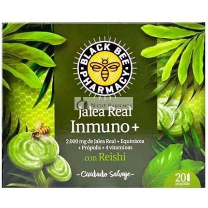 Black Bee Inmuno Jalea Real Con Reishi 20 Ampollas
