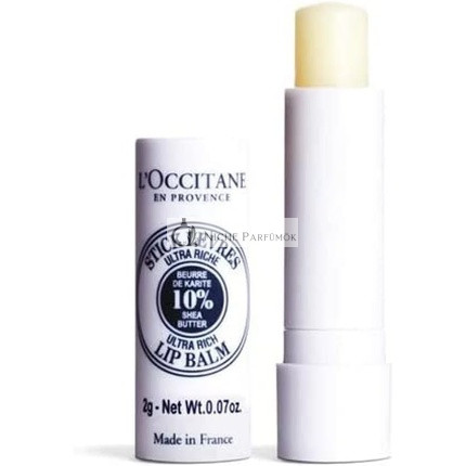 L'OCCITANE Natural Shea Butter Lip Balm 4.5g Ultra Rich 10% Shea Butter Softens and Repairs