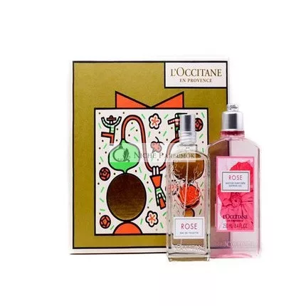 L'Occitane Rose Eau de Toilette 75ml Women's Fragrance Gift Set - OVP