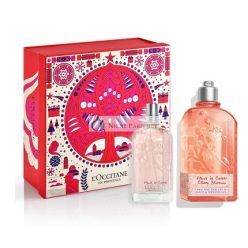   L'Occitane Cherry Blossom Shower Gel and Perfume Set - Body Care - Christmas Gift Set for Women
