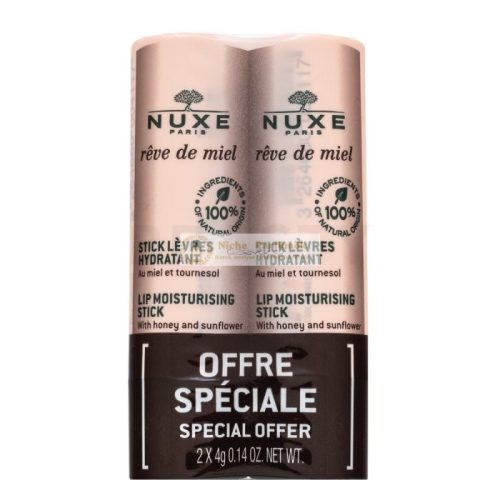 Nuxe Rêve De Miel Lip Moisturizing Stick 2 x 4 g