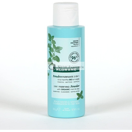 Klorane 3 in 1 Purifying Powder With Organic Mint And Clay 50g