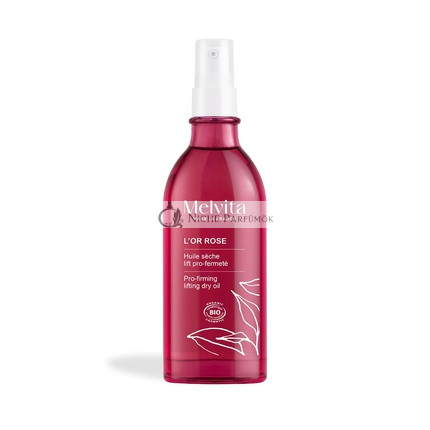 Melvita Rose Gold Lift Firming Dry Oil for Skin Firming and Reducing Appearance of Fine Lines