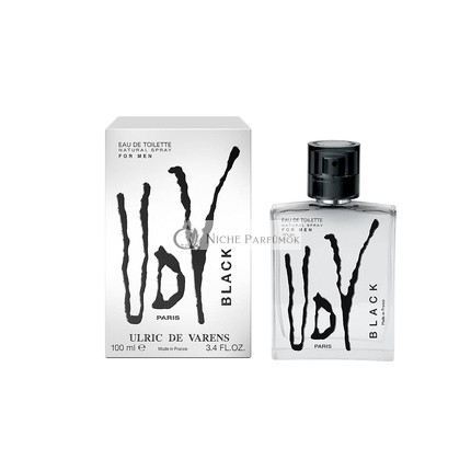 Ulric De Varens BLACK Eau De Toilette for Men 3.4 Fl Oz
