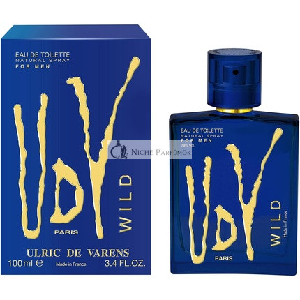Ulric de Varens UDV Wild Eau de Toilette Spray for Men 100ml Oriental Woody Fragrance