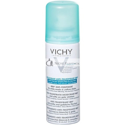 Vichy Deodorant Anti-Transpirant 48H - No Marks Antiperspirant for Excessive Sweating 125 ml