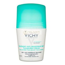   Vichy Antiperspirant 48H Deodorant Anti-Transpirant Sensitive Roll-on 2 x 50 ml
