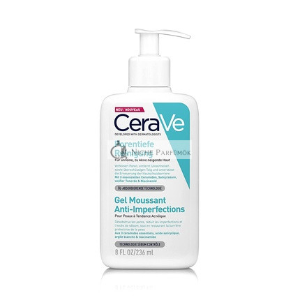 CeraVe Deep Cleansing Foaming Facial Cleanser for Acne-Prone Skin with Clay and Niacinamide 236ml