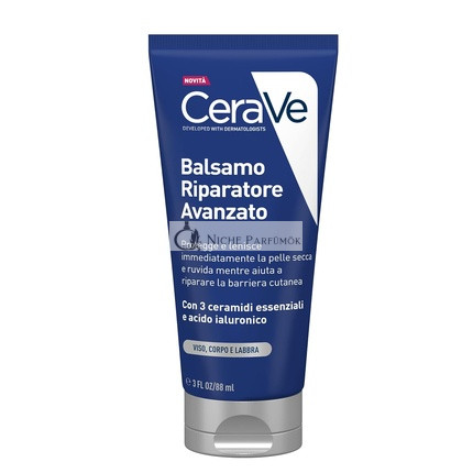 CeraVe Ultra Repair Balm for Face, Body, and Lips Cream for Dry, Rough, and Cracked Skin With 3 Essential Ceramides and Hyaluronic Acid 88ml