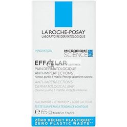   La Roche-Posay Effaclar Solid Cleanser Anti-Imperfections And Purifying For Acne-Prone Skin 65 G