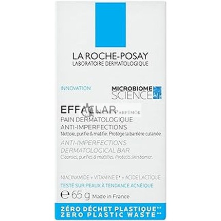 La Roche-Posay Effaclar Solid Cleanser Anti-Imperfections And Purifying For Acne-Prone Skin 65 G