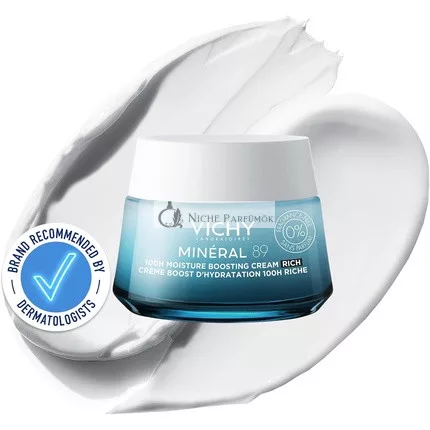 Vichy Minéral 89 Hyaluronic Acid Rich Hydrating Cream for Dry Skin 50ml